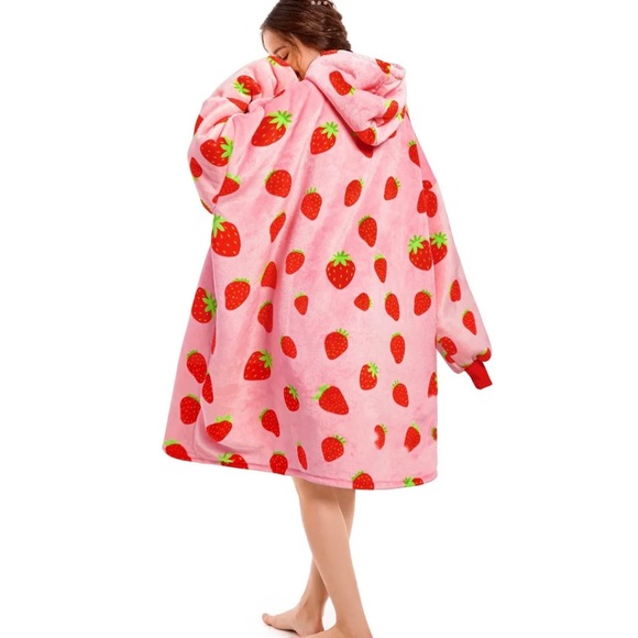 Narecte Blanket Hoodie Premium Sherpa Fleece Oversized With Giant Pocket - Picture 2 of 4